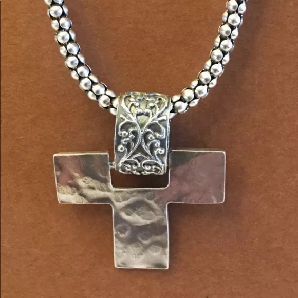 Silpada Sterling Silver Necklace & Cross pendant - Picture 6 of 16